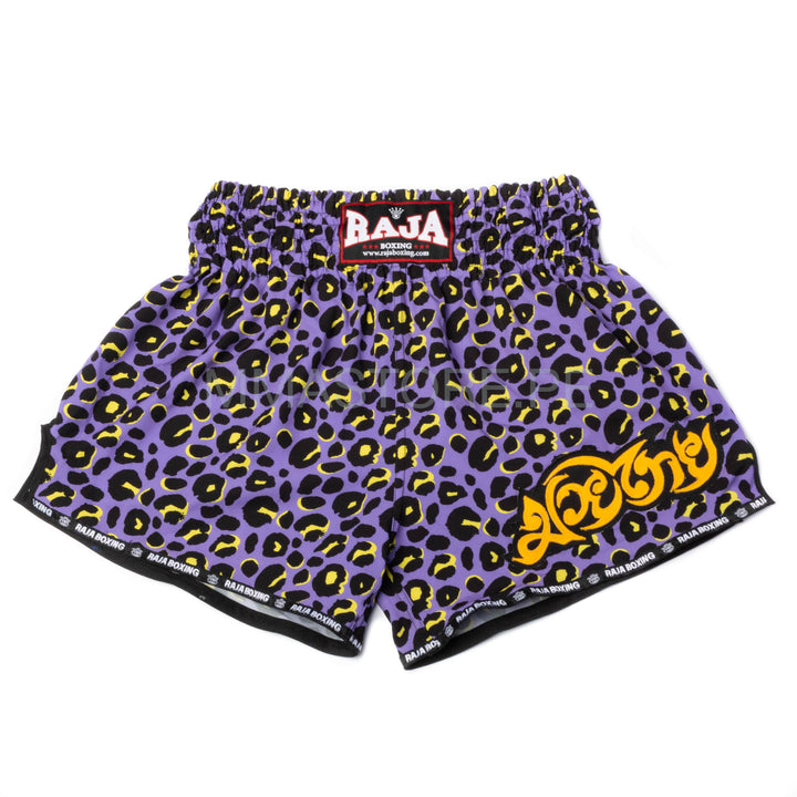 Shorts de Muay Thai Raja Jaguar Morado