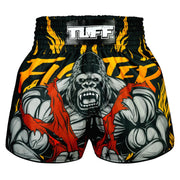 Shorts de Muay Thai Tuff High Cut Retro "The Gigantic Beast"