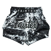 Shorts de Muay Thai Fairtex BS1949 Grunge Black - 100% Poliester