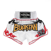 Shorts de Muay Thai Top King TKTBS-083 Blanco