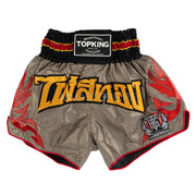 Shorts de Muay Thai Top King TKTBS-090 Verde Army