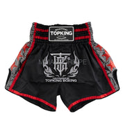 Shorts de Muay Thai Top King TKTBS-239 Negro/Rojo