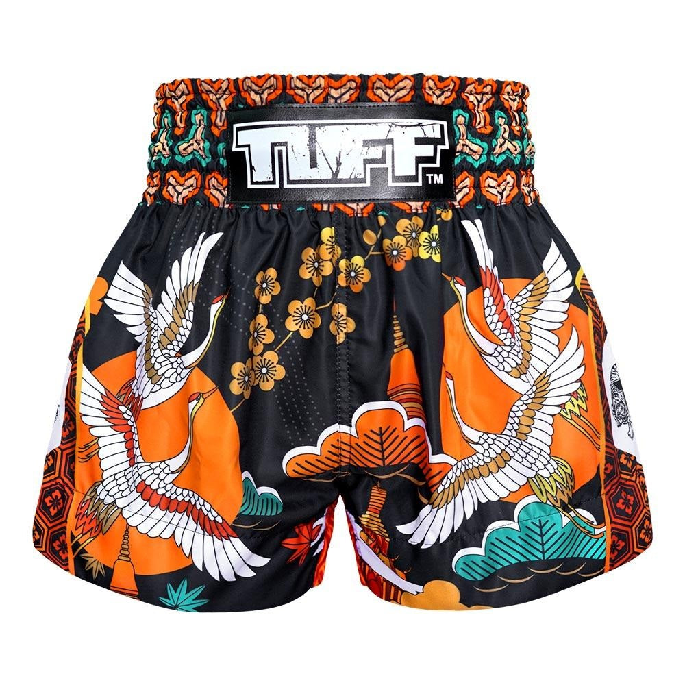 Shorts de Muay Thai Tuff "Autumn Sunray" Naranja
