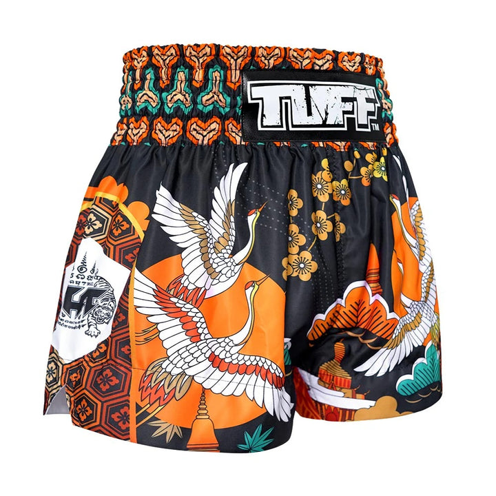 Shorts de Muay Thai Tuff "Autumn Sunray" Naranja