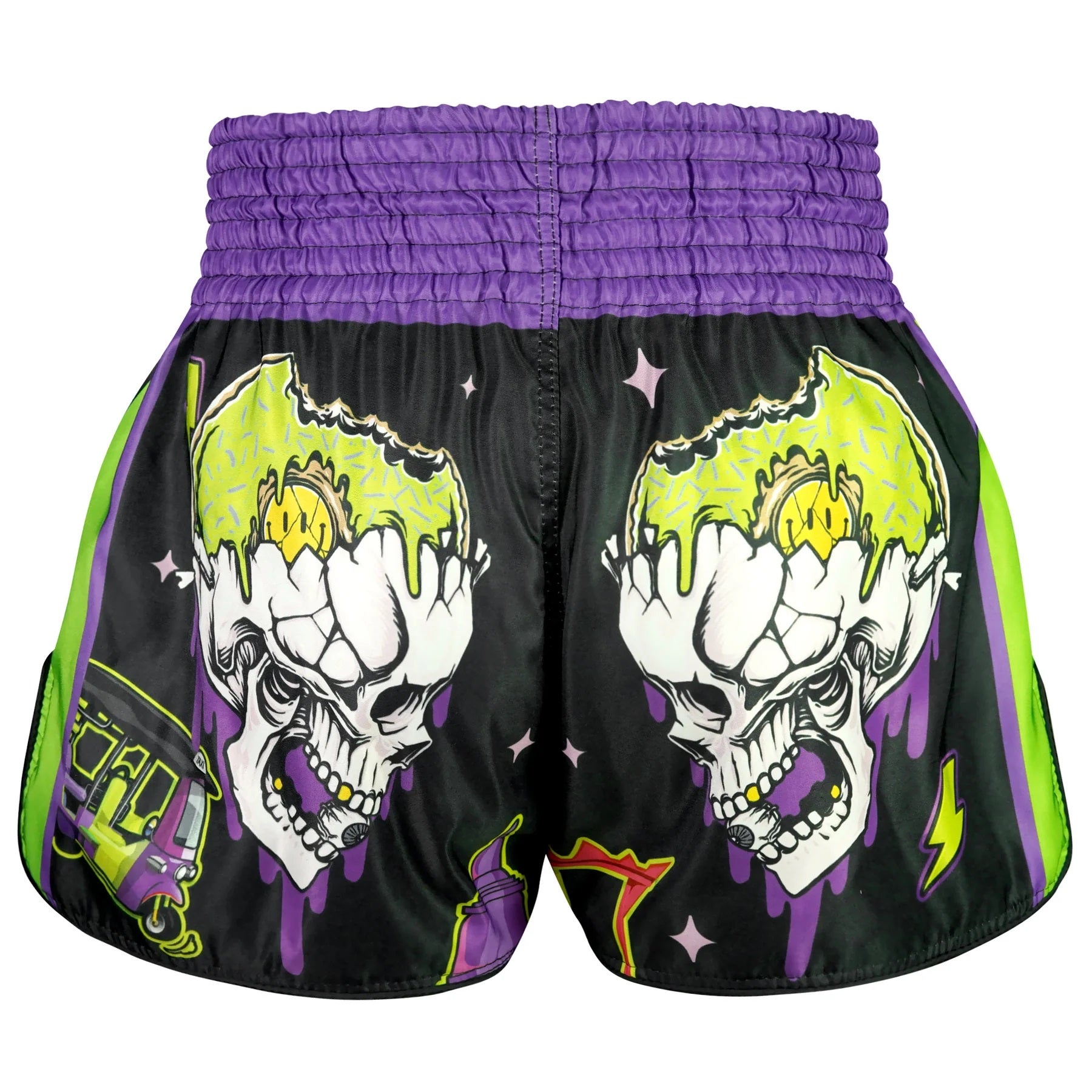 Shorts de Muay Thai Tuff High Cut Retro "The TKO Night"