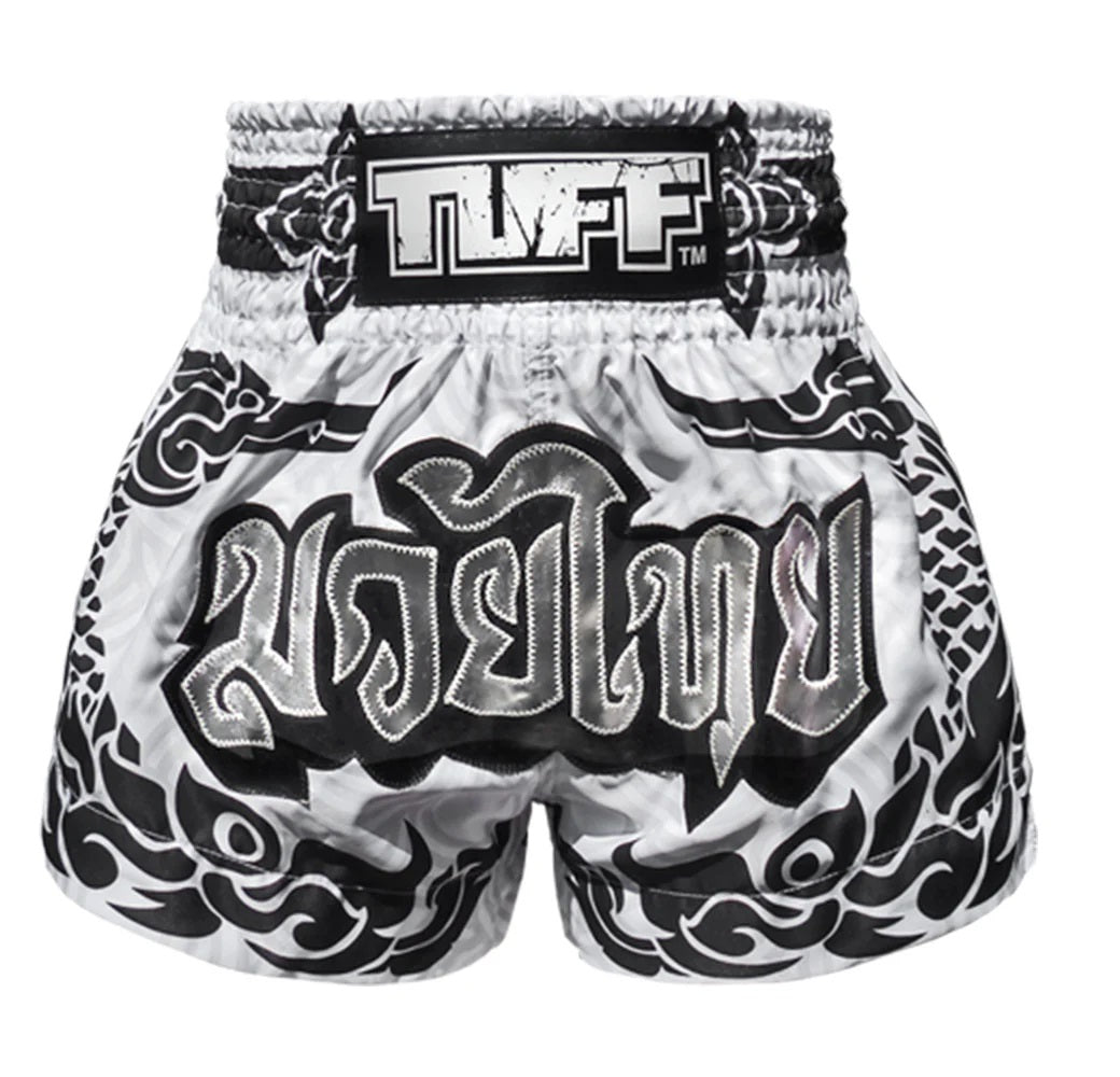 Shorts de Muay Thai Tuff The Great Hongsa Blanco