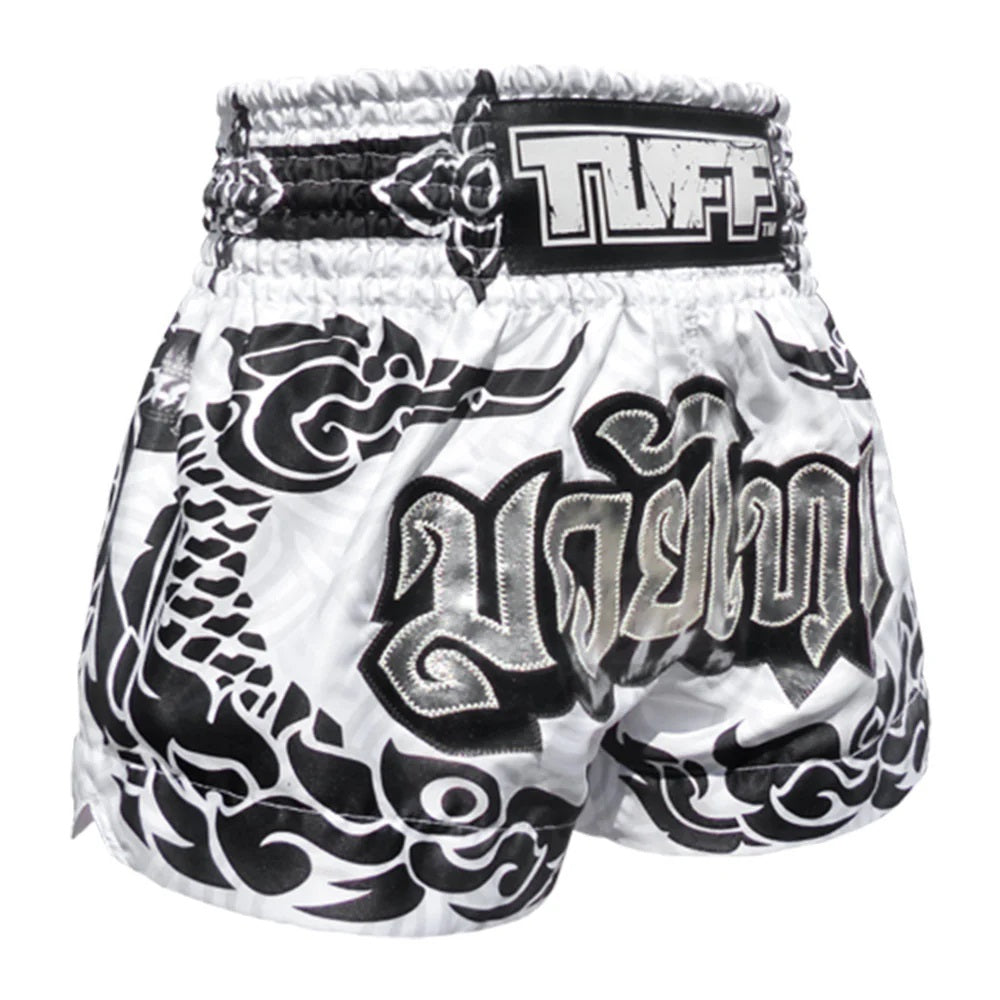 Shorts de Muay Thai Tuff The Great Hongsa Blanco