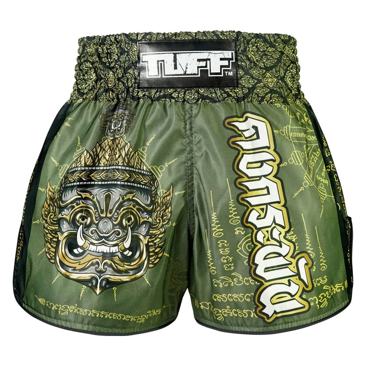 Shorts de Muay Thai Tuff High Cut Retro "The Inmortal Yaksa"