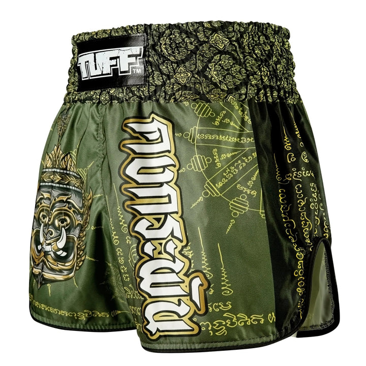 Shorts de Muay Thai Tuff High Cut Retro "The Inmortal Yaksa"