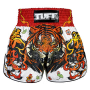 Shorts de Muay Thai Tuff High Cut Retro "Tora Chikara" Power Of Tiger