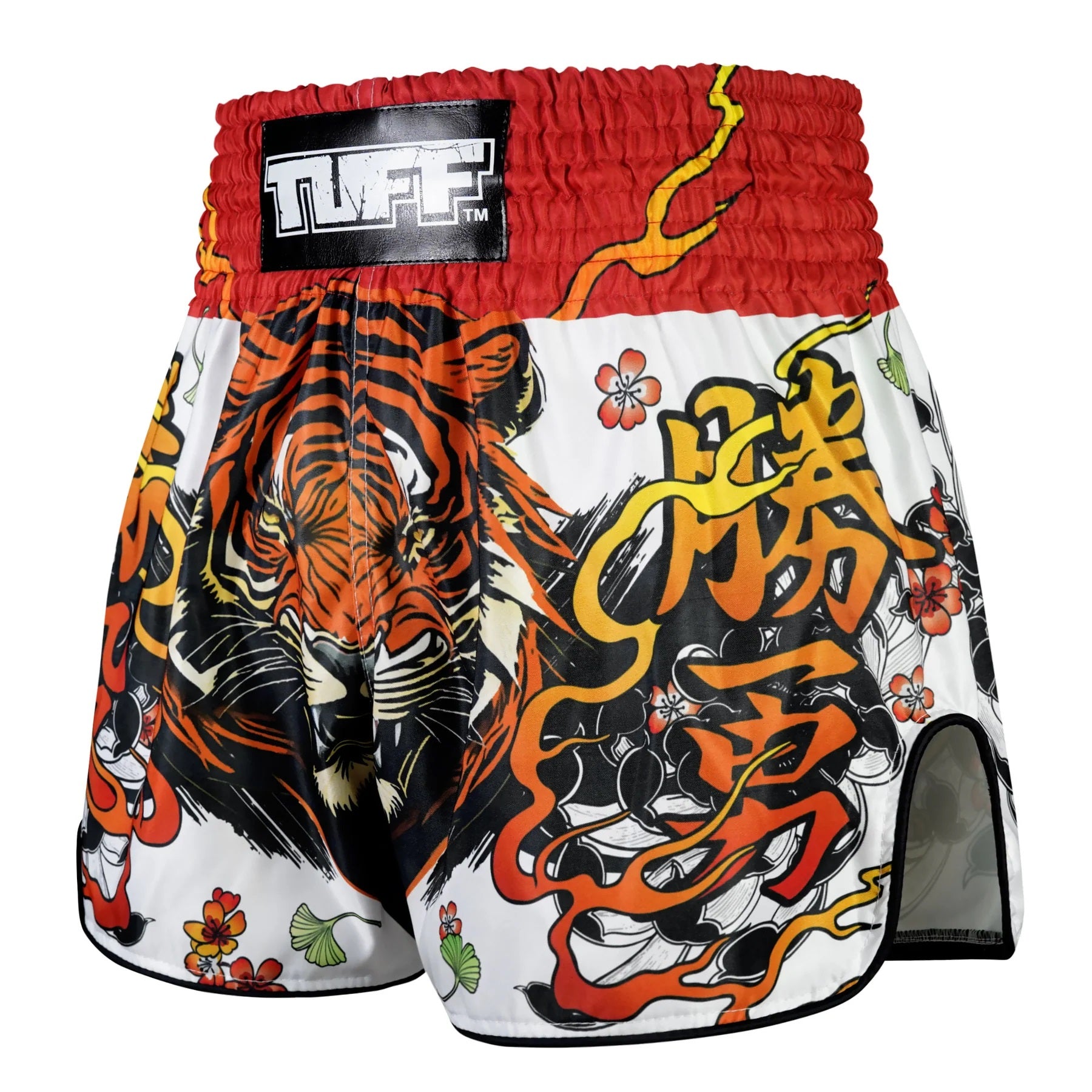 Shorts de Muay Thai Tuff High Cut Retro "Tora Chikara" Power Of Tiger