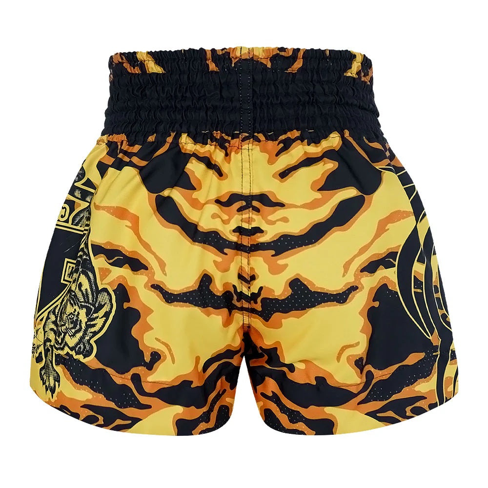 Shorts de Muay Thai Tuff Camuflado Amarillo