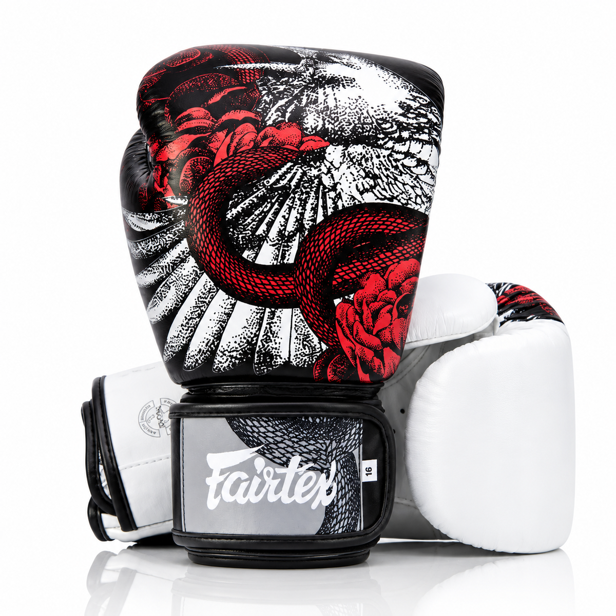 Guantes de boxeo Fairtex BGV24 Beauty of Survival - 100%  Cuero