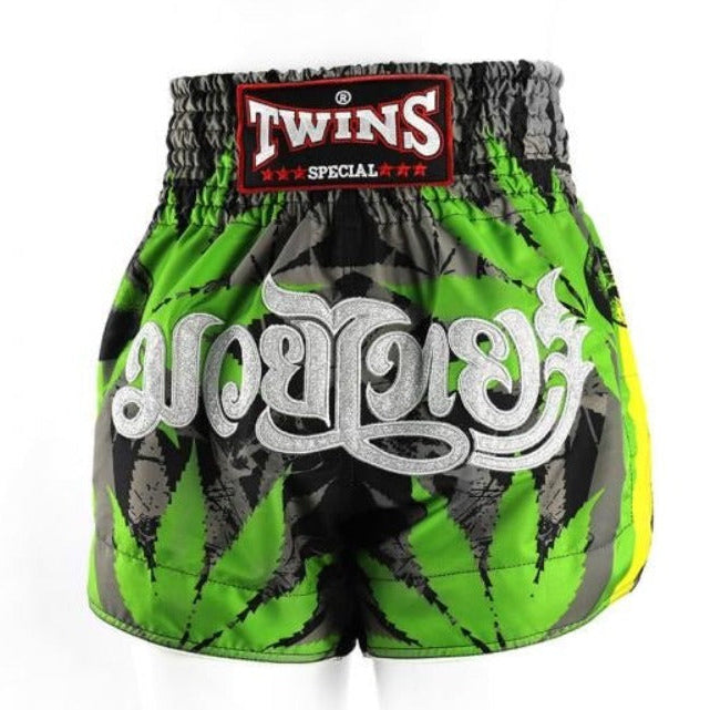 Shorts de Muay Thai Twins Special TBS-GRASS Verde