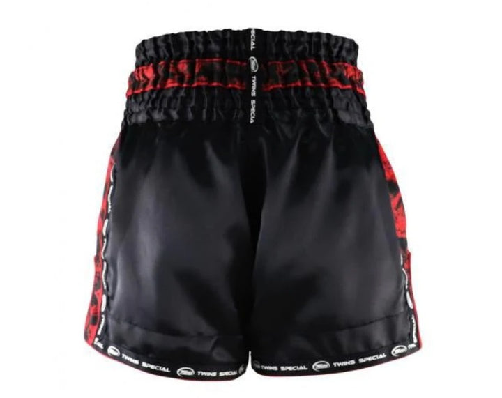 Shorts de Muay Thai Twins Special TBS-SKULL Negro