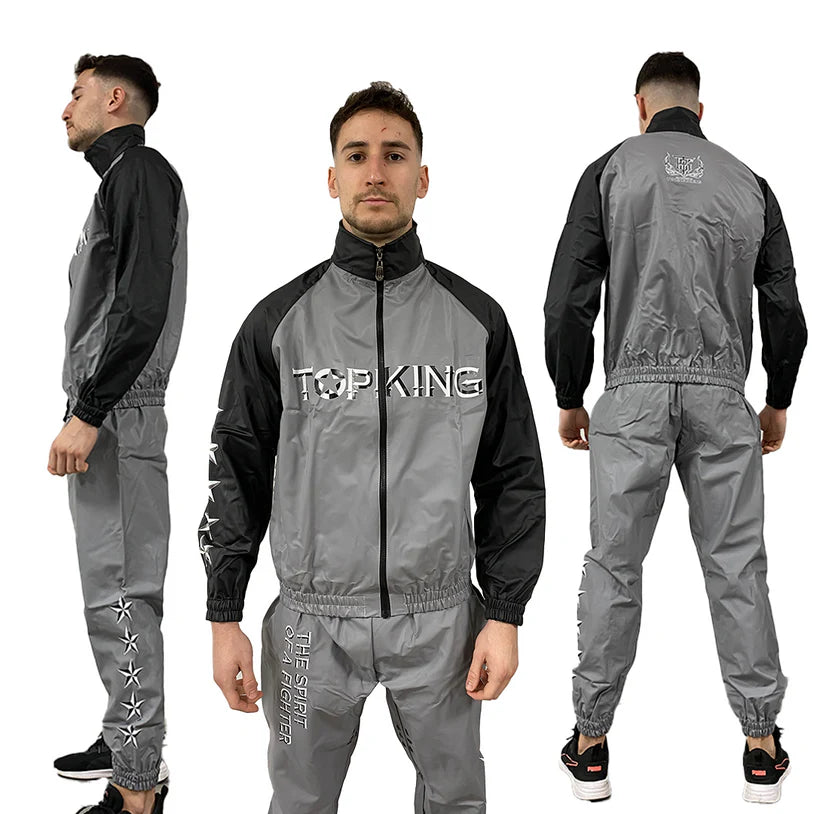 Traje Sauna Top King TKSNS-02 Gris Negro