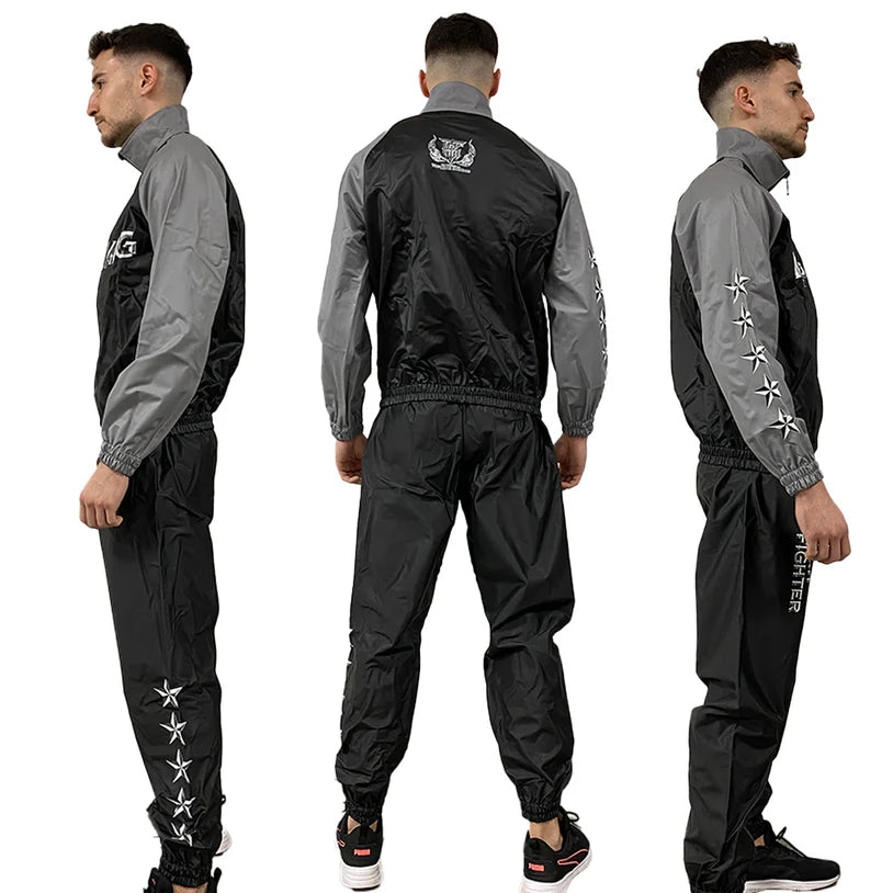 Traje Sauna Top King TKSNS-01 Negro Gris