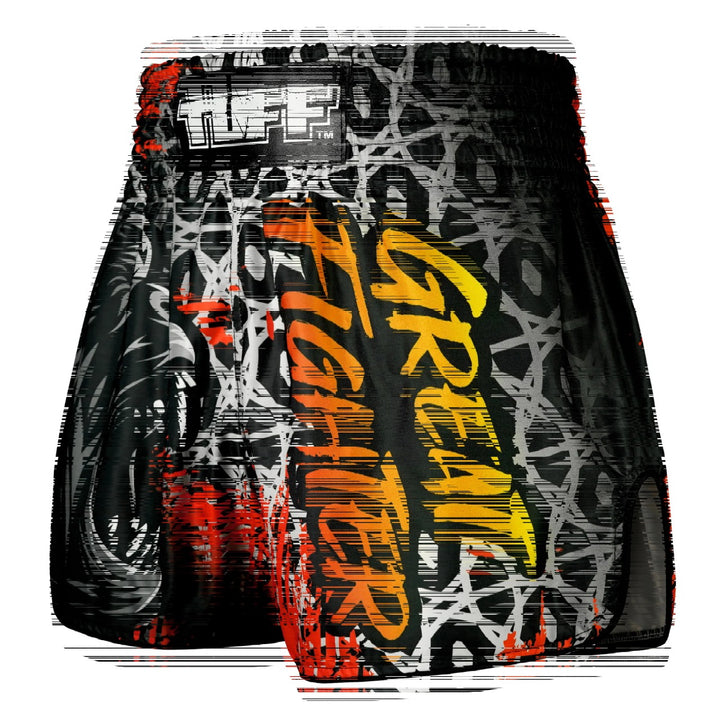 Shorts de Muay Thai Tuff High Cut Retro "Kong Rampage"