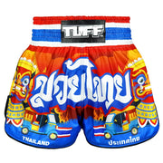 Shorts de Muay Thai Tuff High Cut Retro "The Siam in Motion"