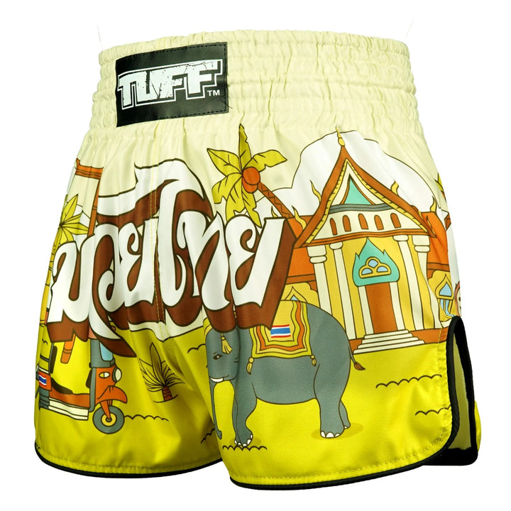 Shorts de Muay Thai Tuff High Cut Retro "The Sunshine Journey"