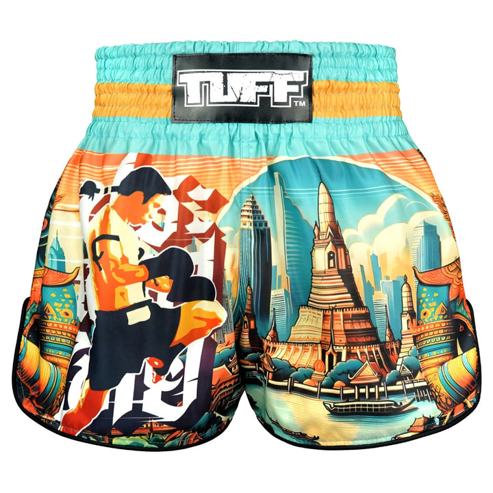 Shorts de Muay Thai Tuff High Cut Retro "The Legacy of Thailand"