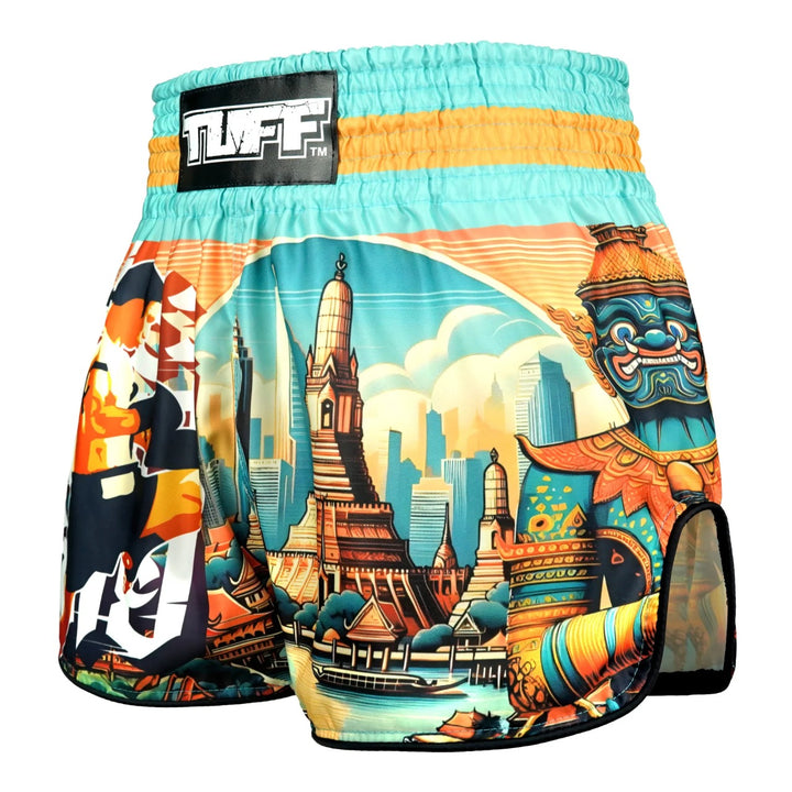 Shorts de Muay Thai Tuff High Cut Retro "The Legacy of Thailand"