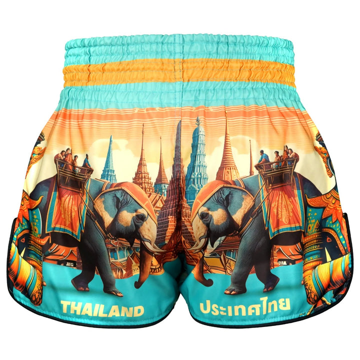 Shorts de Muay Thai Tuff High Cut Retro "The Legacy of Thailand"