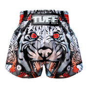 Shorts de Muay Thai Tuff Cruel Tiger Gris