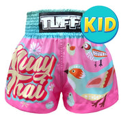 Shorts de Muay Thai Tuff Niños "Birds Pattern"
