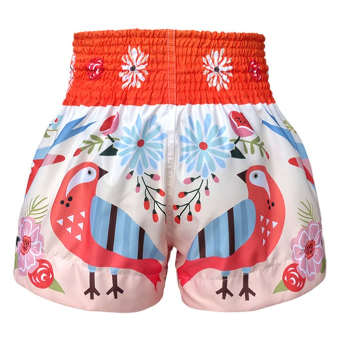 Shorts de Muay Thai Tuff "Birds Pattern"