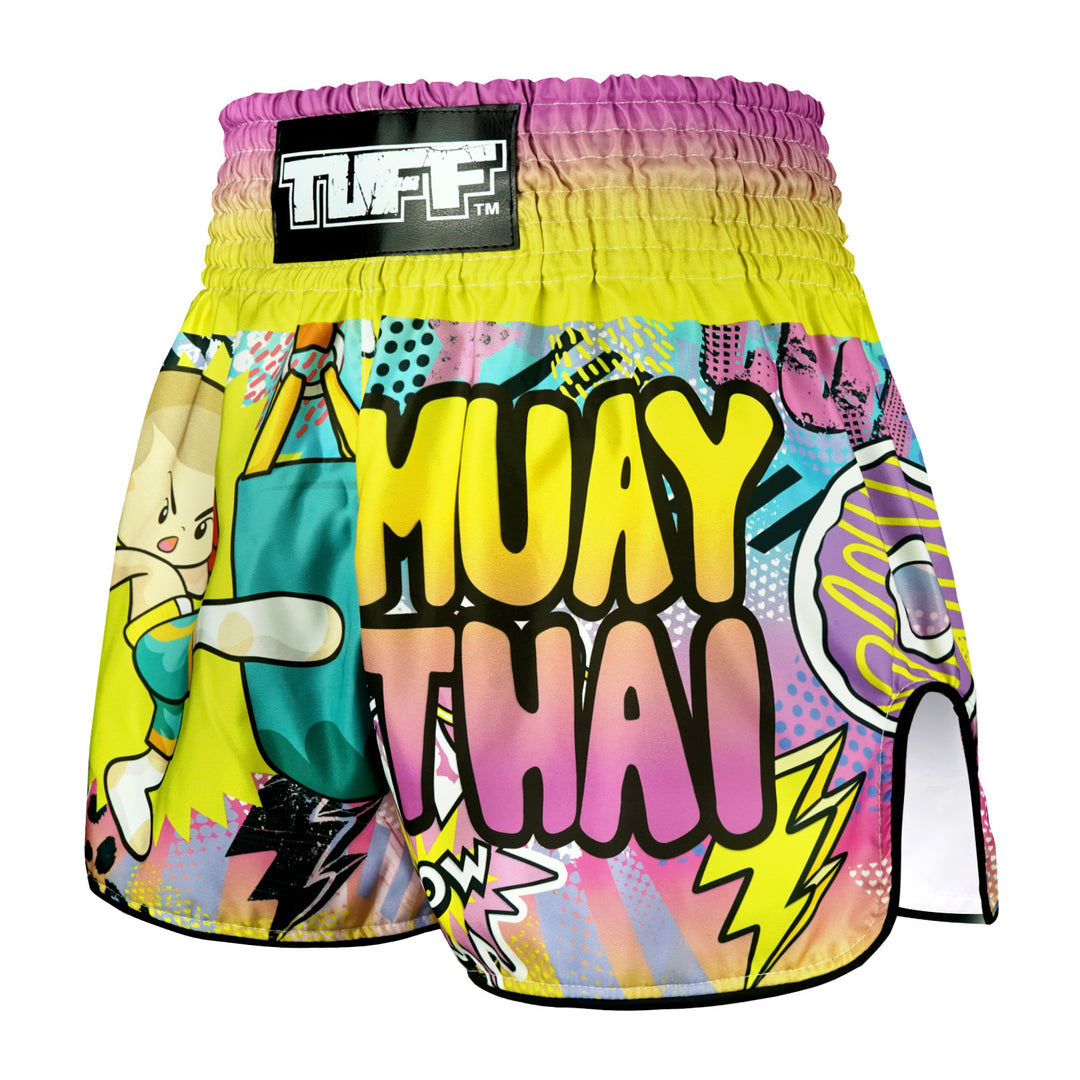 Shorts de Muay Thai Tuff High Cut Retro The Savage Boy