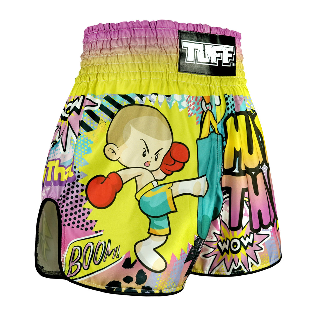 Shorts de Muay Thai Tuff High Cut Retro The Savage Boy