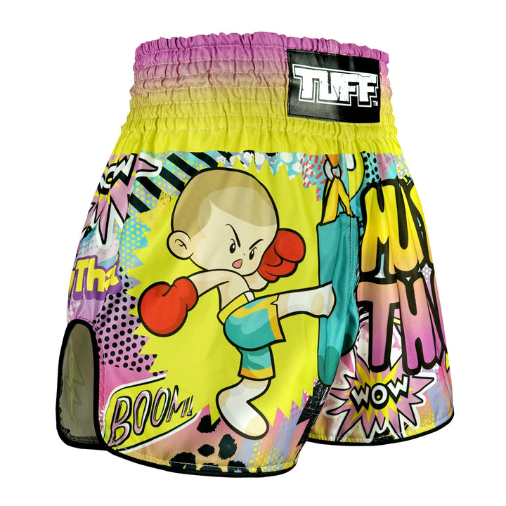 Shorts de Muay Thai Tuff High Cut Retro The Savage Boy