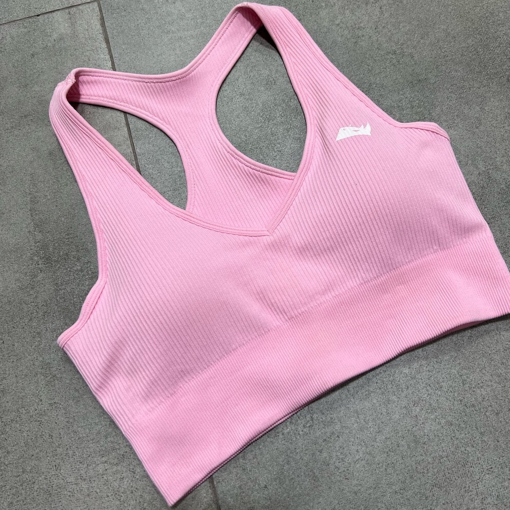 Top deportivo V Define para mujer Pride Activewear - Rosado