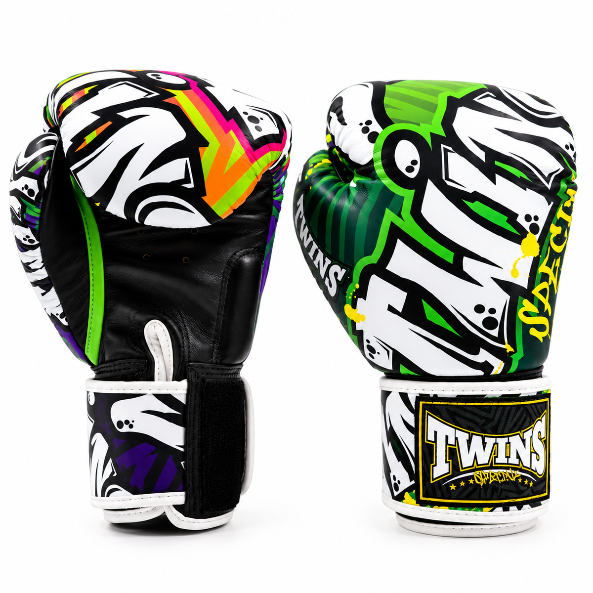 Guantes de boxeo Twins Special Graffiti FBGVL4-68 - 100% Cuero