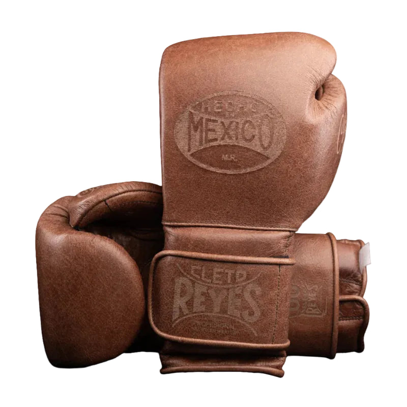 Guantes de Boxeo Cleto Reyes Velcro Vintage - 100% Cuero Genuino