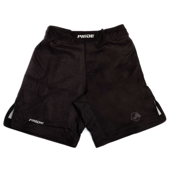 Shorts Classic Pride Waves para MMA, Muay Thai, Jiujitsu, Crossfit.