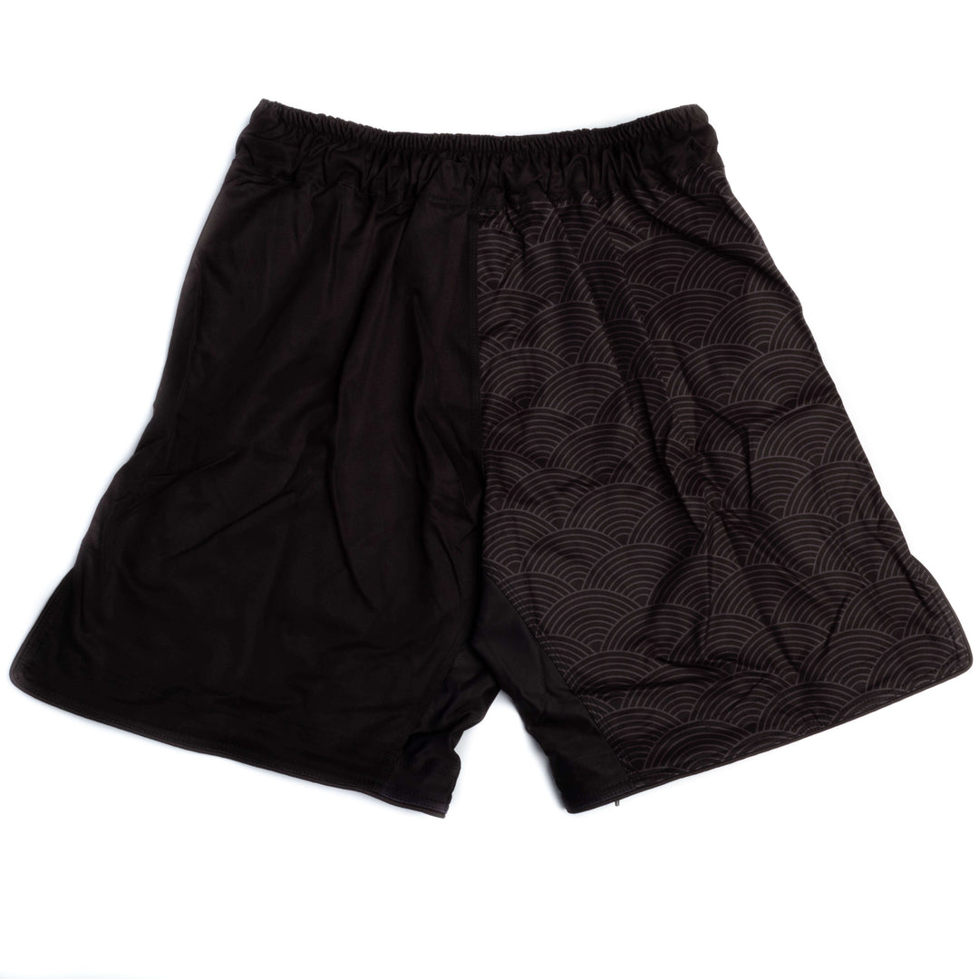 Shorts Classic Pride Waves para MMA, Muay Thai, Jiujitsu, Crossfit.