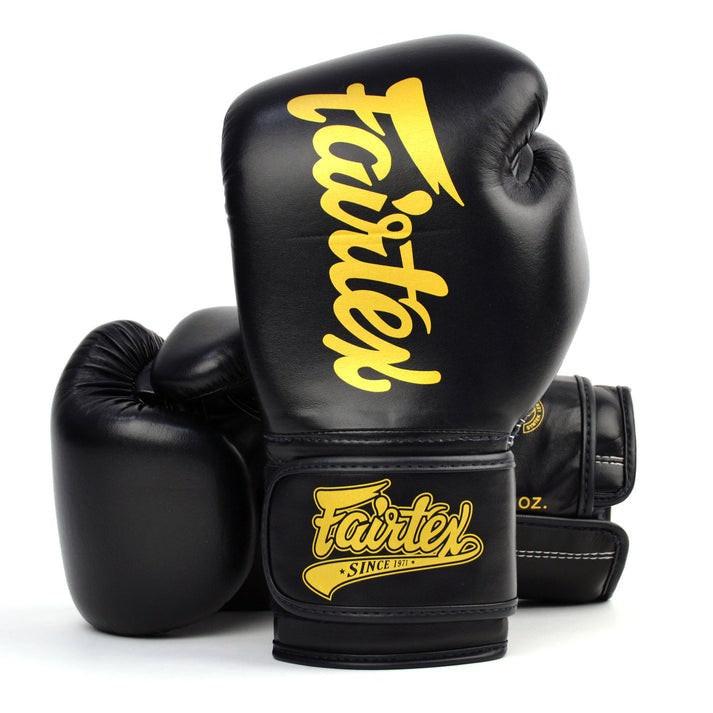 Guantes de boxeo Fairtex BGV18 Super Sparring Dorado - 100% Microfibra