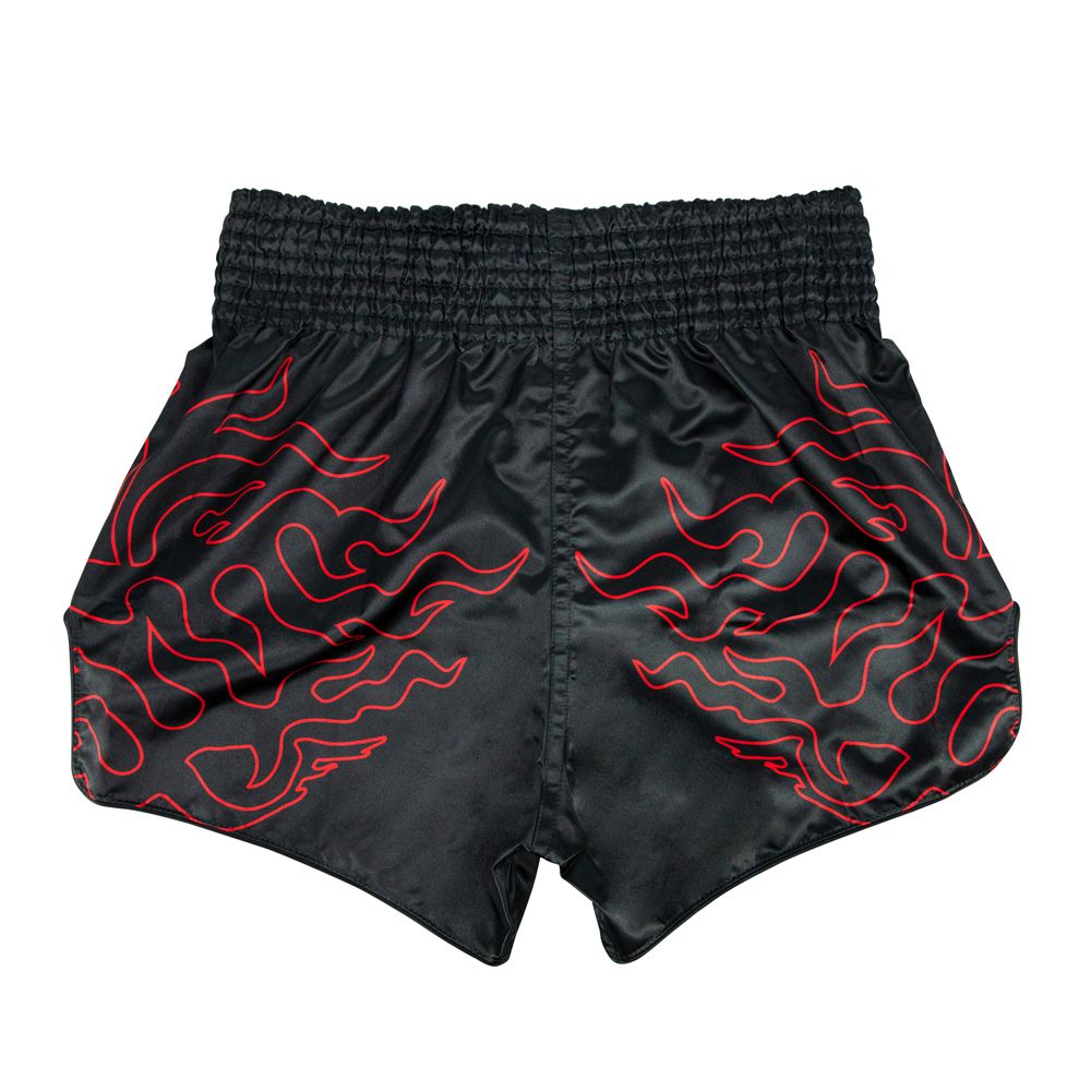 Shorts de Muay Thai Fairtex Slim BS1920 Lava Negro - 100% Poliester