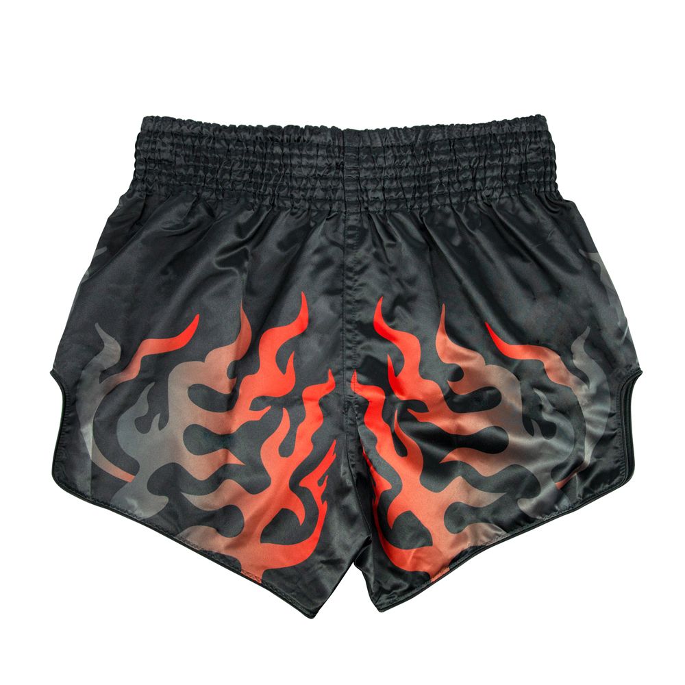 Shorts de Muay Thai Fairtex BS1921 Volcano Negro - 100% Poliester