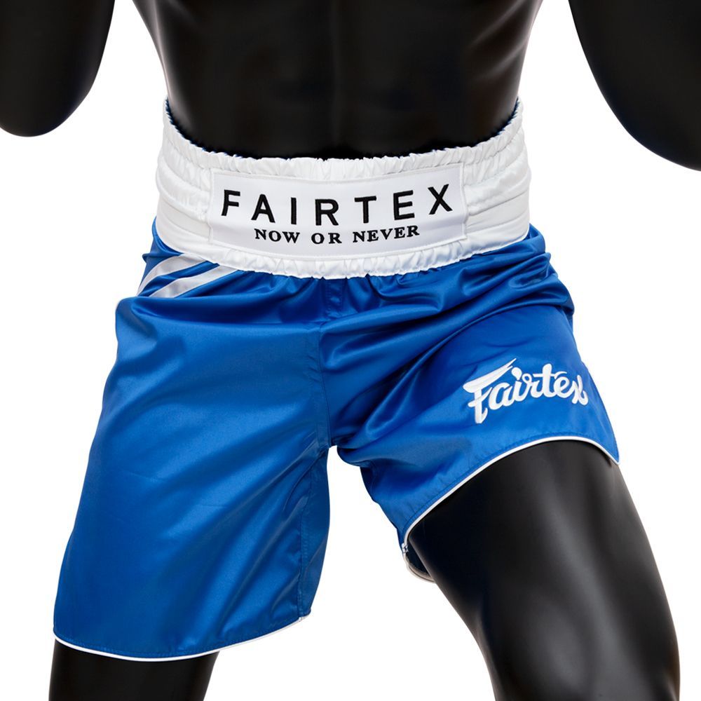 Shorts de Boxeo Fairtex BT2009 Classic Blue- 100% Poliester