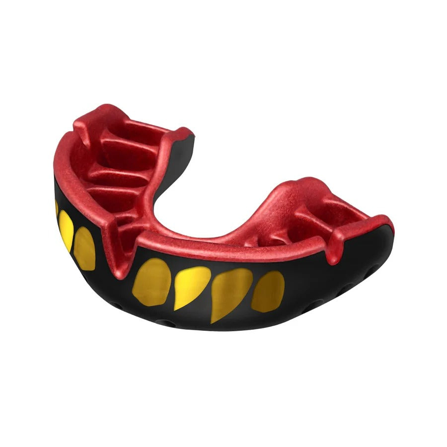 Protector Bucal Opro Gold Jawz Negro/Rojo