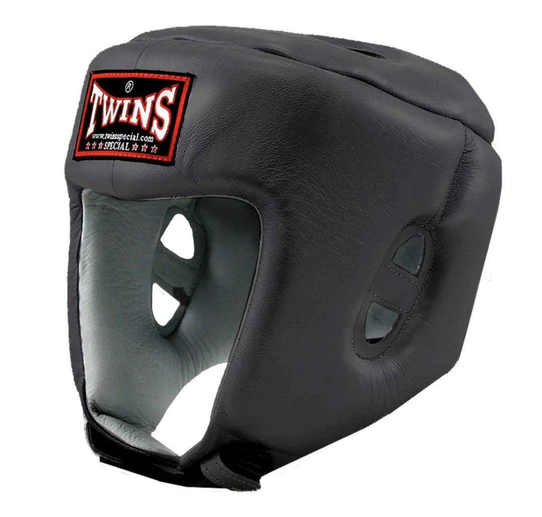 Cabezal de Boxeo Twins Special HGL4 Negro - 100% Cuero