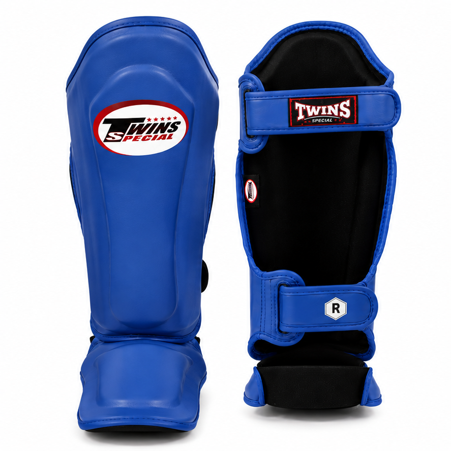 Canilleras de Muay Thai Twins Special Doble SGL10 - 100% Cuero