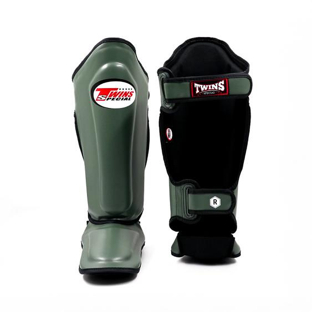 Canilleras de Muay Thai Twins Special Doble SGL10 - 100% Cuero