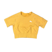 Crop deportivo Burn para mujer Pride Activewear - Amarillo