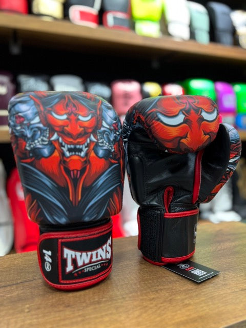 Guantes Twins Special Kabuki - Boxeo y Muay Thai  -100% Cuero