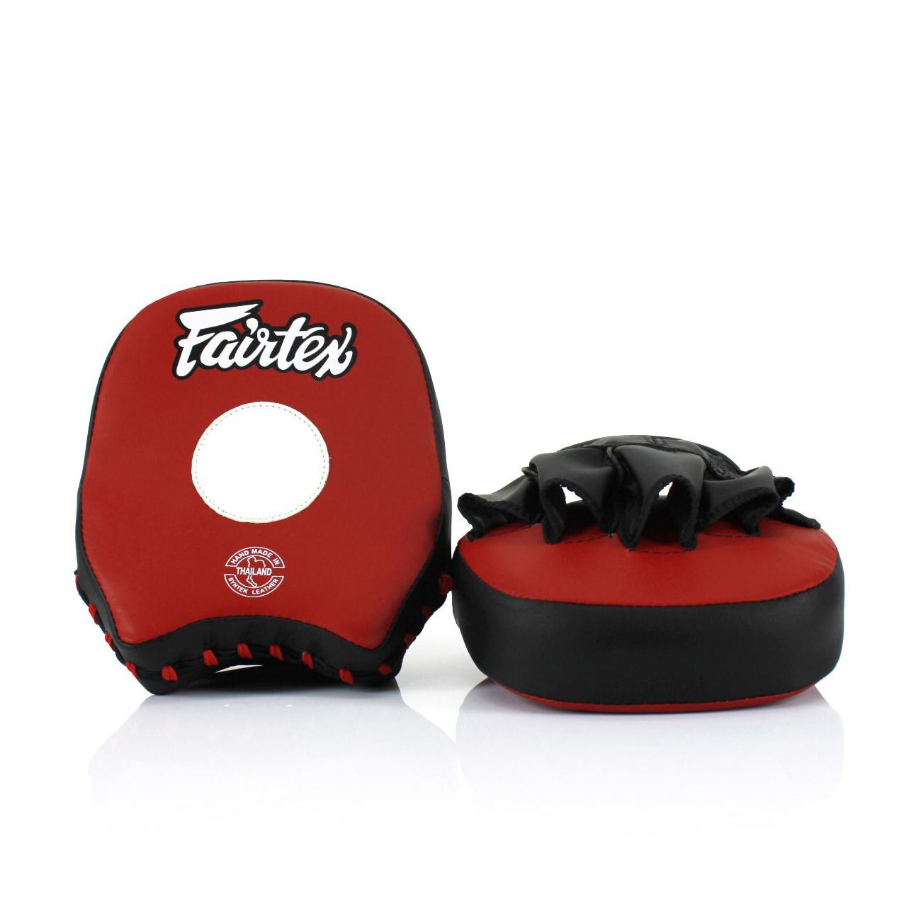 Guanteletas de Boxeo Fairtex Cortas FMV14 Rojo/Negro - 100% Microfibra