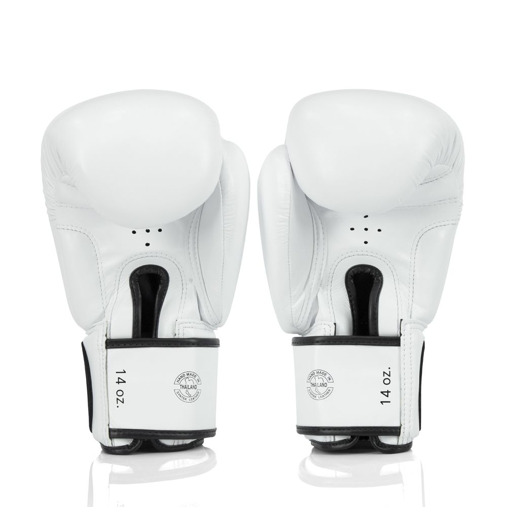 Guantes de Boxeo Fairtex BGV27 Amateur Blanco -100% Microfibra